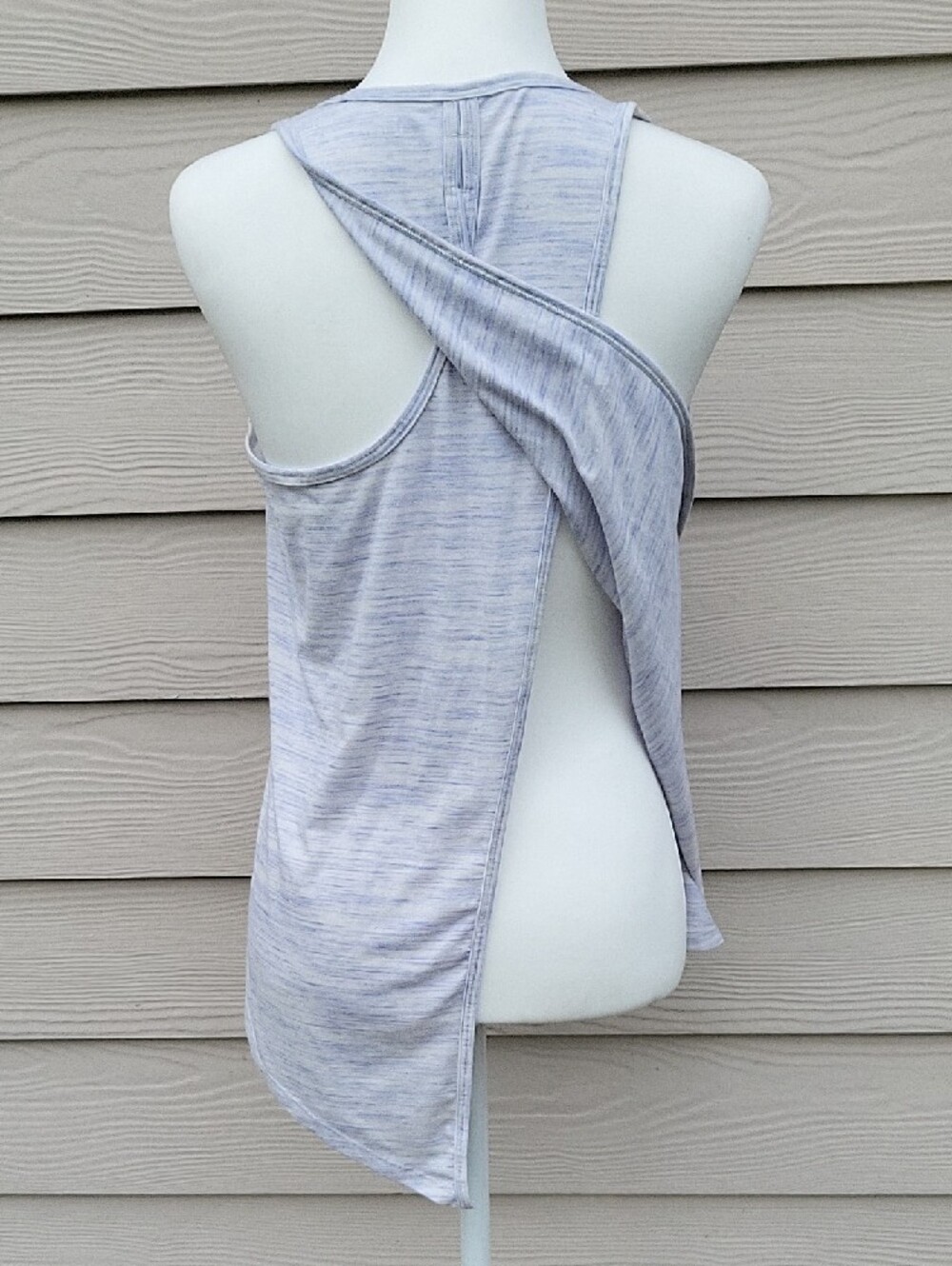 Athleta Lavender Heather Racerback Tank Top Size M Yoga Activewear - Picture 5 of 11